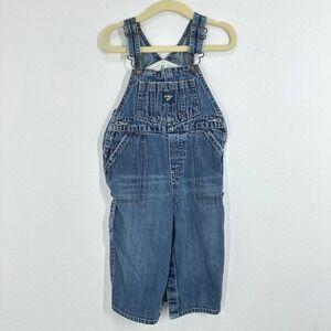 OshKosh B'gosh Vestbak‎ Denim Overalls Kids 18 Months Classic Baby Blue
